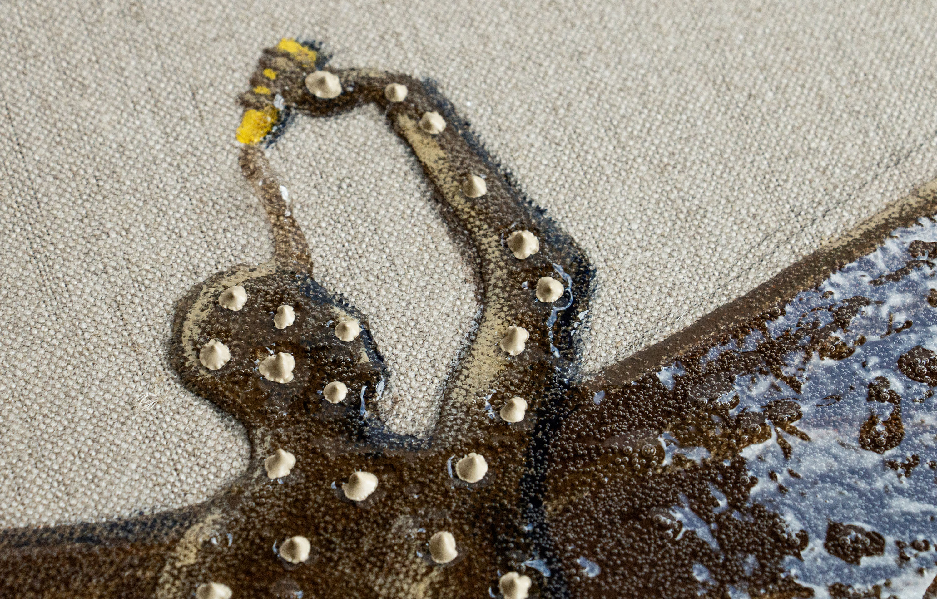 Ausschnitt Nachtfalter Verklebung